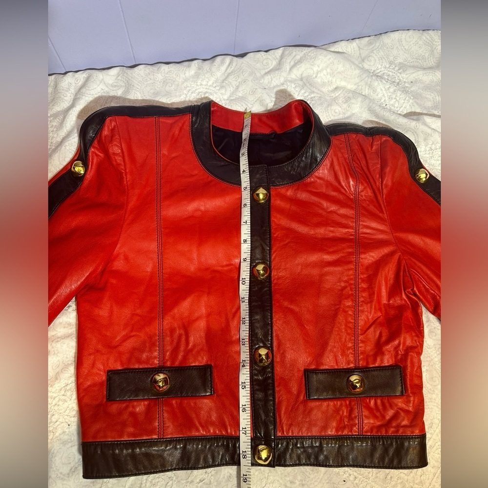 Escada leather jacket - Picture 12 of 16